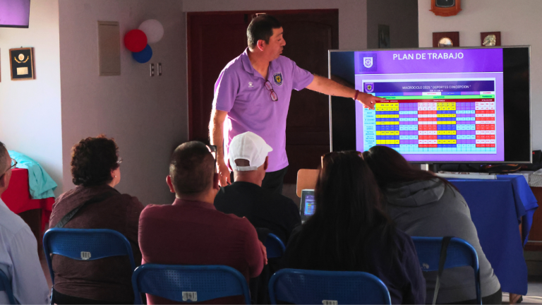 REALIZAMOS CHARLA FORMATIVA EN EL CLUB NACIONAL DE CHIGUAYANTE